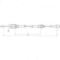 Bremsseil AL-KO, HL 1320 mm, Glocke Ø 26 mm/Nippel-B&B Shop - 2000 Stockerau