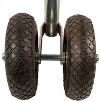 Doppelstützrad Ø 48 mm, Stützl. 150kg, Metallfelge, Stützrad 2fach bereift-B&B Shop - 2000 Stockerau