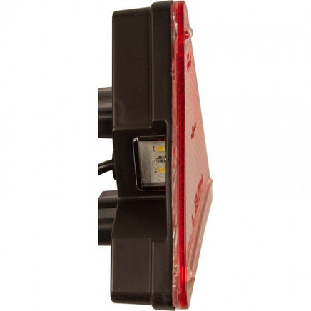 Dreieckrückleuchte LED, links oder rechts, 12-24 V, mit KZL 5Pol. Bajonett + 300mm Kabel-B&B Shop - 2000 Stockerau
