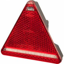 Dreieckrückleuchte LED, links oder rechts, 12-24 V, mit KZL 5Pol. Bajonett + 300mm Kabel-B&B Shop - 2000 Stockerau