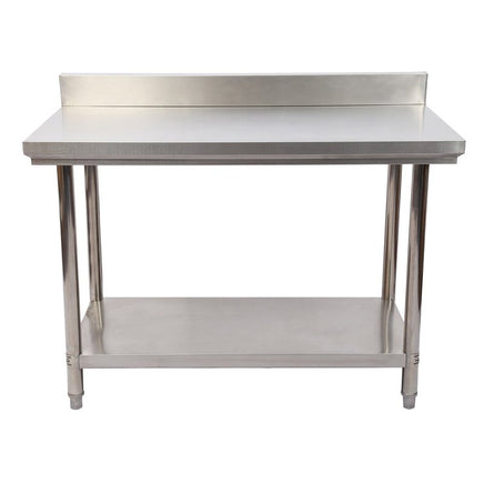Edelstahl Tisch Arbeitstisch Edelstahltisch Aufkantung 120x60x85 cm, Werkstatt-Tisch-B&B Shop - 2000 Stockerau