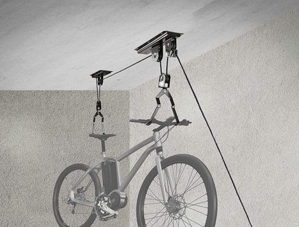 fahrrad deckenlift für e-bike Fahrrad-Deckenlift Fahrradhalter für Garage Werkstatt, bis 20kg, 4 m D| B&B Shop