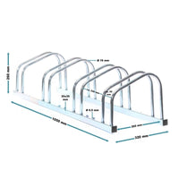 Fahrradständer für 4 Fahrräder verzinkter Stahl Innen Außen, Garage Werkstatt-B&B Shop - 2000 Stockerau