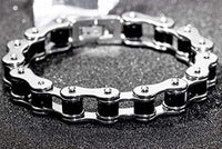 Herren Armband, Edelstahl, Motorradkette-Design, Biker Style B&B Shop - 2000 Stockerau