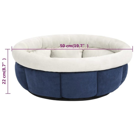 Hundebett 50X50X22 Cm Blau 50 x 50 x 22 cm-B&B Shop - 2000 Stockerau