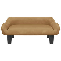Hundebett Braun 70X40X24 Cm Samt-B&B Shop - 2000 Stockerau