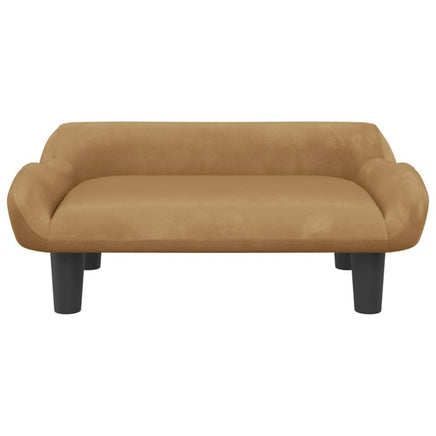 Hundebett Braun 70X40X24 Cm Samt-B&B Shop - 2000 Stockerau