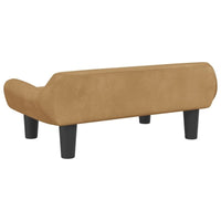 Hundebett Braun 70X40X24 Cm Samt-B&B Shop - 2000 Stockerau