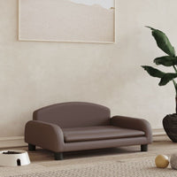 Hundebett Braun 70X45X30 Cm Kunstleder-B&B Shop - 2000 Stockerau