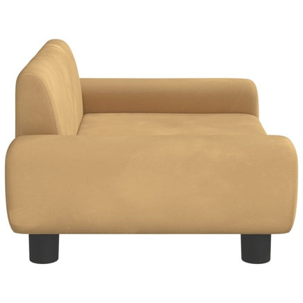 Hundebett Braun 70X45X33 Cm Samt 70 x 45 x 33 cm-B&B Shop - 2000 Stockerau