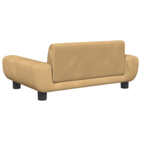 Hundebett Braun 70X45X33 Cm Samt 70 x 45 x 33 cm-B&B Shop - 2000 Stockerau