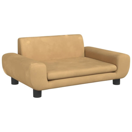 Hundebett Braun 70X45X33 Cm Samt 70 x 45 x 33 cm-B&B Shop - 2000 Stockerau
