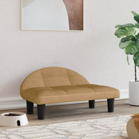 Hundebett Braun 70X52X30 Cm Samt-B&B Shop - 2000 Stockerau