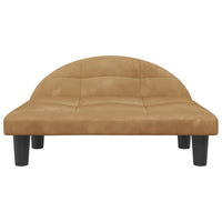 Hundebett Braun 70X52X30 Cm Samt-B&B Shop - 2000 Stockerau