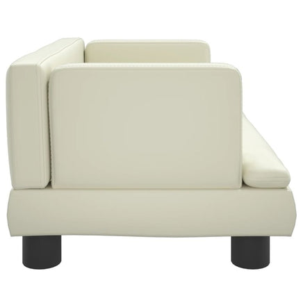 Hundebett Creme 60X40X30 Cm Kunstleder-B&B Shop - 2000 Stockerau