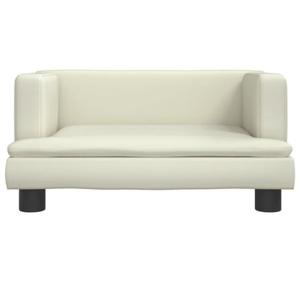 Hundebett Creme 60X40X30 Cm Kunstleder-B&B Shop - 2000 Stockerau