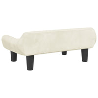 Hundebett Creme 70X40X24 Cm Samt-B&B Shop - 2000 Stockerau