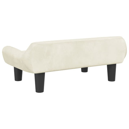 Hundebett Creme 70X40X24 Cm Samt-B&B Shop - 2000 Stockerau