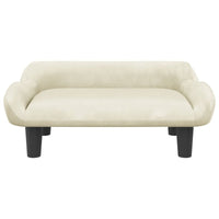 Hundebett Creme 70X40X24 Cm Samt-B&B Shop - 2000 Stockerau