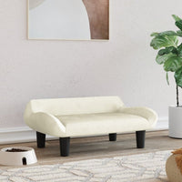 Hundebett Creme 70X40X24 Cm Samt-B&B Shop - 2000 Stockerau