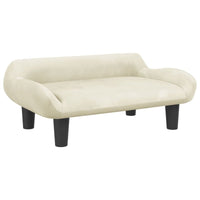 Hundebett Creme 70X40X24 Cm Samt-B&B Shop - 2000 Stockerau