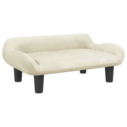Hundebett Creme 70X40X24 Cm Samt-B&B Shop - 2000 Stockerau