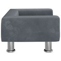 Hundebett Dunkelgrau 50X40X26,5 Cm Samt-B&B Shop - 2000 Stockerau
