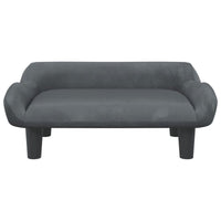 Hundebett Dunkelgrau 70X40X24 Cm Samt-B&B Shop - 2000 Stockerau