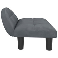 Hundebett Dunkelgrau 70X52X30 Cm Samt-B&B Shop - 2000 Stockerau