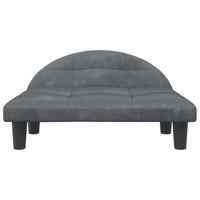 Hundebett Dunkelgrau 70X52X30 Cm Samt-B&B Shop - 2000 Stockerau