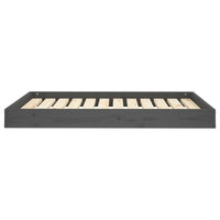 Hundebett Grau 101,5X74X9 Cm Massivholz Kiefer-B&B Shop - 2000 Stockerau