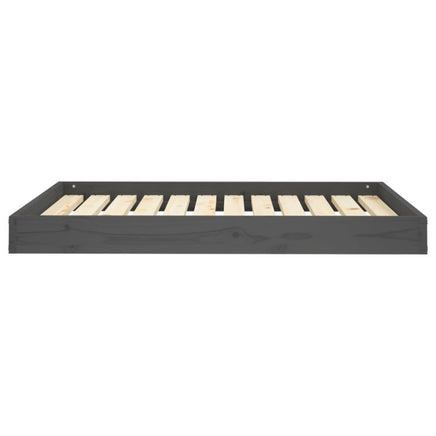 Hundebett Grau 101,5X74X9 Cm Massivholz Kiefer-B&B Shop - 2000 Stockerau