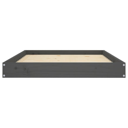 Hundebett Grau 101,5X74X9 Cm Massivholz Kiefer-B&B Shop - 2000 Stockerau