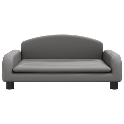 Hundebett Grau 70X45X30 Cm Kunstleder-B&B Shop - 2000 Stockerau