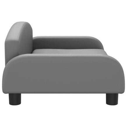 Hundebett Grau 70X45X30 Cm Kunstleder-B&B Shop - 2000 Stockerau