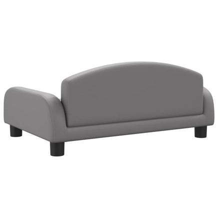 Hundebett Grau 70X45X30 Cm Kunstleder-B&B Shop - 2000 Stockerau