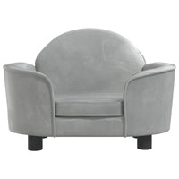 Hundebett Hellgrau 66X40X45 Cm Samt-B&B Shop - 2000 Stockerau
