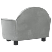 Hundebett Hellgrau 66X40X45 Cm Samt-B&B Shop - 2000 Stockerau