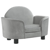 Hundebett Hellgrau 66X40X45 Cm Samt-B&B Shop - 2000 Stockerau