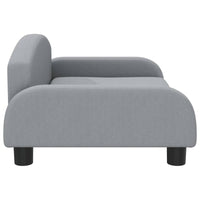 Hundebett Hellgrau 70X45X30 Cm Stoff-B&B Shop - 2000 Stockerau
