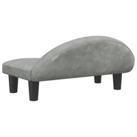 Hundebett Hellgrau 70X52X30 Cm Samt-B&B Shop - 2000 Stockerau