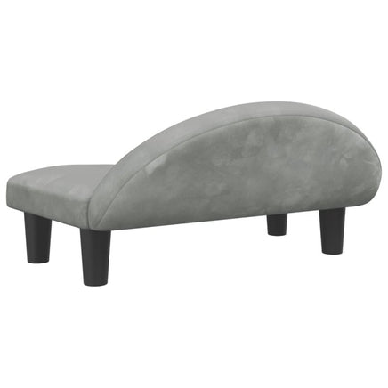 Hundebett Hellgrau 70X52X30 Cm Samt-B&B Shop - 2000 Stockerau