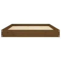 Hundebett Honigbraun 101,5X74X9 Cm Massivholz Kiefer-B&B Shop - 2000 Stockerau