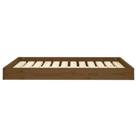 Hundebett Honigbraun 101,5X74X9 Cm Massivholz Kiefer-B&B Shop - 2000 Stockerau