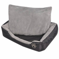 Hundebett Mit Gepolstertem Kissen Größe Xl Schwarz-B&B Shop - 2000 Stockerau