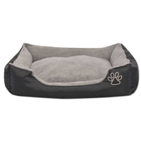 Hundebett Mit Gepolstertem Kissen Größe Xl Schwarz-B&B Shop - 2000 Stockerau