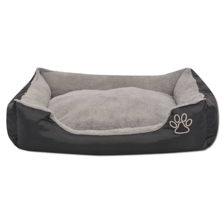 Hundebett Mit Gepolstertem Kissen Größe Xl Schwarz-B&B Shop - 2000 Stockerau