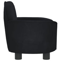 Hundebett Schwarz 66X40X45 Cm Samt-B&B Shop - 2000 Stockerau