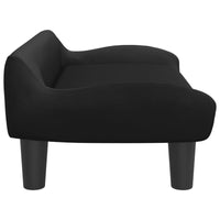 Hundebett Schwarz 70X40X24 Cm Samt-B&B Shop - 2000 Stockerau