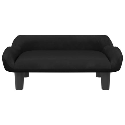 Hundebett Schwarz 70X40X24 Cm Samt-B&B Shop - 2000 Stockerau